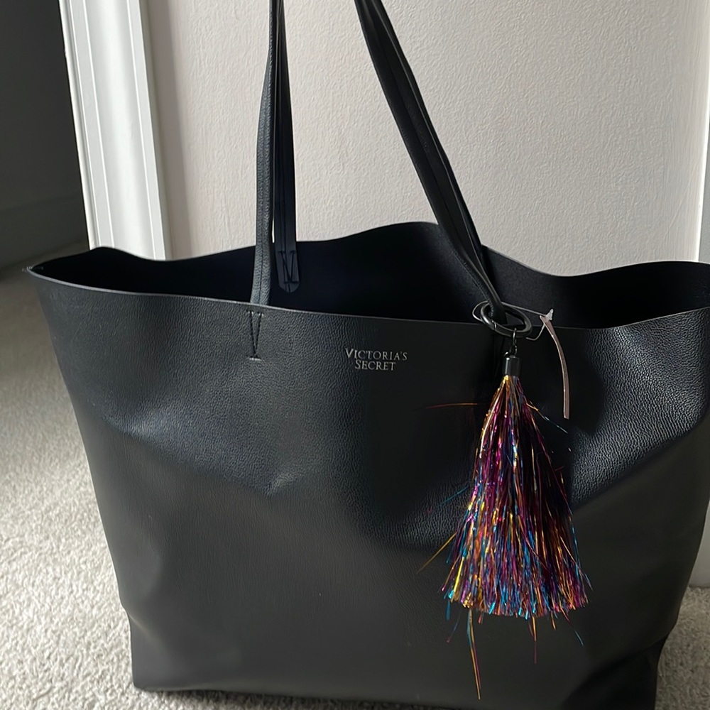 Large black Victoria’s Secret tote bag- brand new with tags.